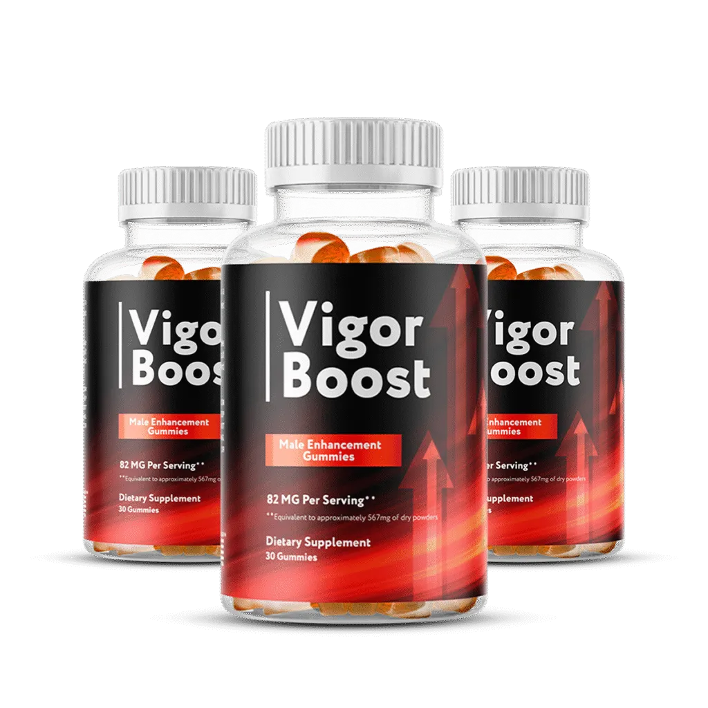 Vigor Boost Male Vitality Gummies 3 Bottle Pack